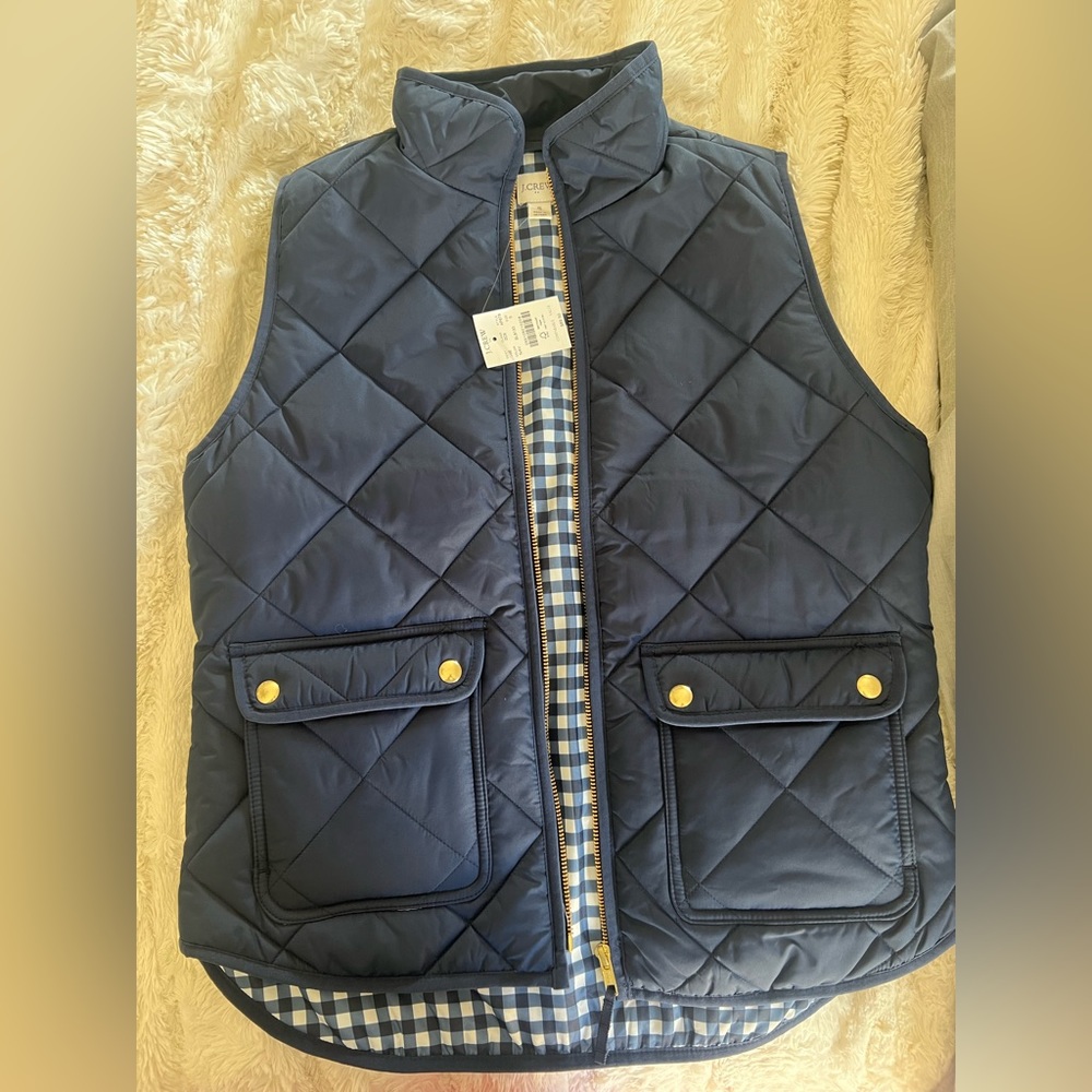 J crew puffer vest